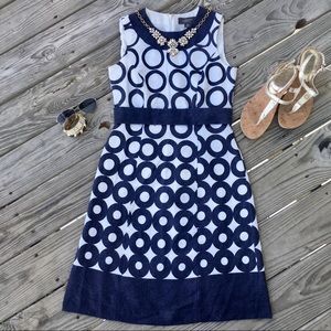 Liz Claiborne linen sheath dress